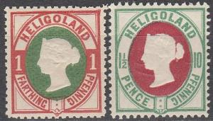 Heligoland #14, 17 MNH CV $35.00