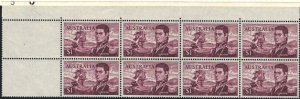 Australia Sc#415 MNH Block of 8 - Plate 3 - has been folded