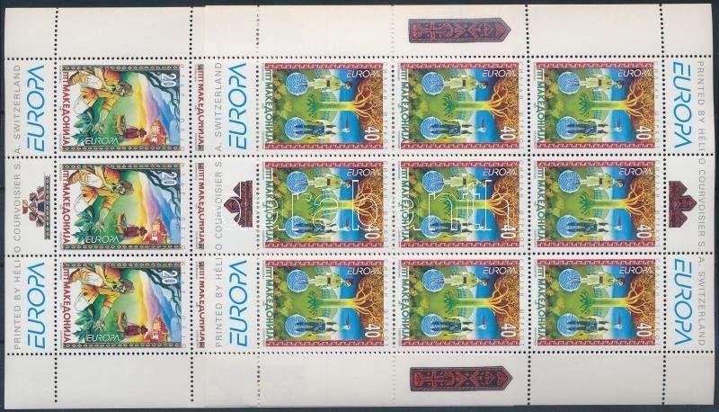 Makedonien stamp Europa CEPT minisheet set 1997 MNH Mi 102-103 WS189976