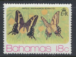 Bahamas  SG 441  SC# 372  MNH Butterflies 1975 see scans  and details 