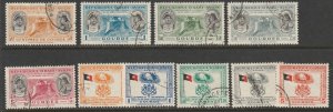 Haiti 1954 Sc C81-90 air post set used