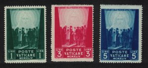 Vatican Prisoners of War Relief Fund 3v 1949 MH SC#99-101 SG#107-109 MI#96-98