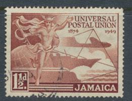 Jamaica SG 145  Used  SC# 142 UPU   see details