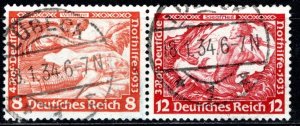Germany Scott # B53, B54, used, se-tenant, Mi # W57