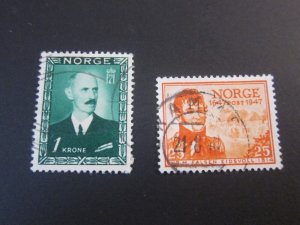 Norway 1935 Sc 295,321 FU