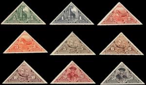 Nyassa Scott J1-J9 Mint never hinged.