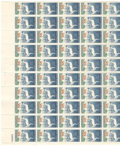 #1098 – 1957 3¢ Whooping Cranes – MNH OG Sheet