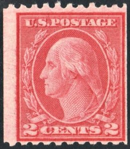 SC#488 2¢ Washington Coil Single (1919) MLH