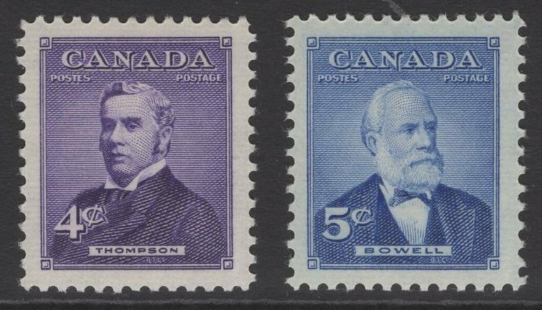 CANADA SG475/6 1954 PRIME MINISTERS MNH