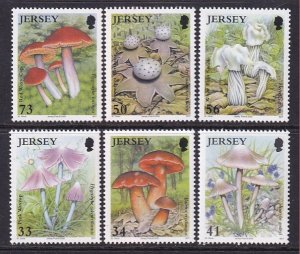 Jersey 1183-1188 Mushrooms MNH VF