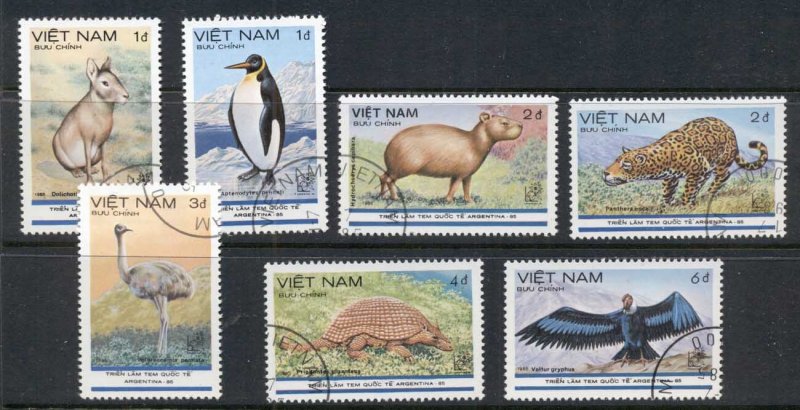 Vietnam 1985 Amimals of South America CTO