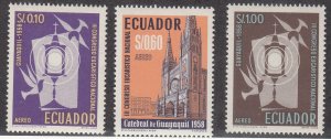 Ecuador - 1958 - SC C327-29 - LH - Complete set