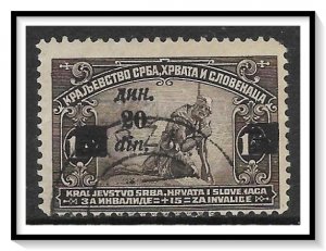 Yugoslavia #20 Semi-Postal Issue Surcharged Used