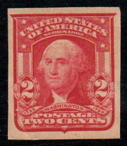 USA #320A XF OG H, Lake vivid color!