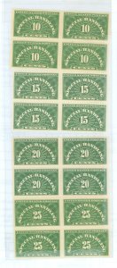 United States #QE1-4 Mint (NH) Multiple