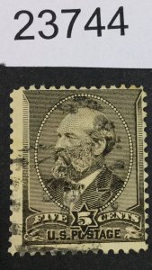 US STAMPS #205 USED LOT #23744