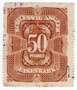 (I.B) Germany Railway : Schleswig Angler Eisenbahn 50pf