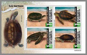 DJIBOUTI 2023 MNH Turtles M/S #410a