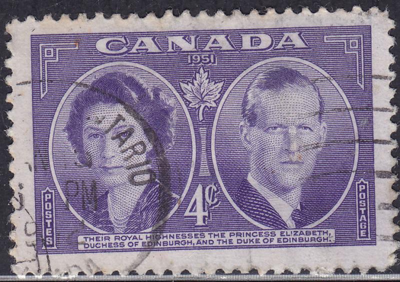 Canada 315 Royal Visit To Canada 1951