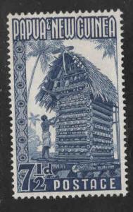 Papua New Guinea Scott 129 MH* Yam House stamp