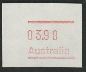 AUSTRALIA FRAMA $3.98 on blank / plain paper MNH...........................65723