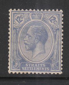 Straits Settlements 1921 Sc 192 KGV 12c MLH