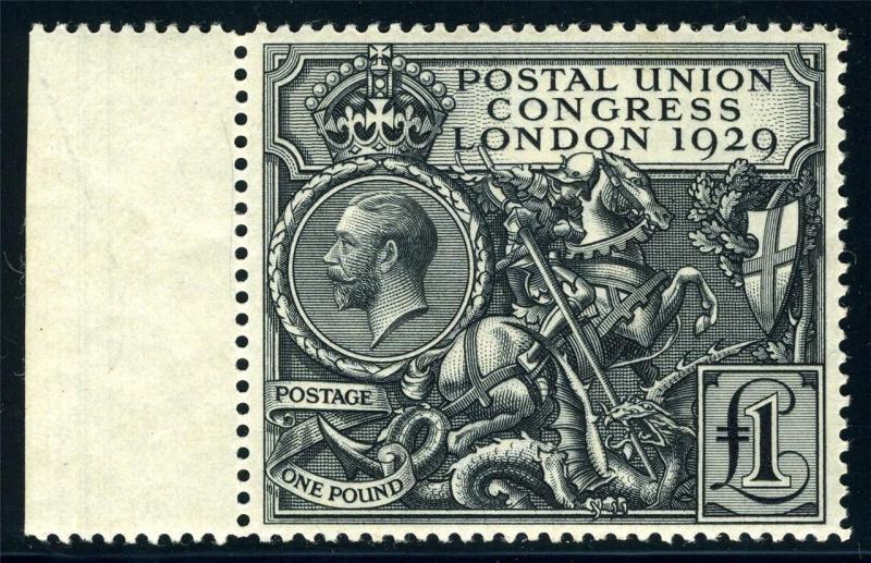 GREAT BRITAIN UPU CONGRESS SC# 209 MINT LIGHTLY HINGED AS SHOWN