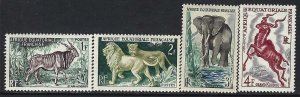 French Equatorial Africa 195-98 MOG FAUNA Z7571