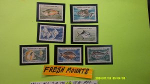 Mali 1960 FISH Scott# 2-8 Complete Mint VF-XF Light Hinge