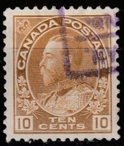 Canada Admiral Issue SC# 118 Used Clean Back VF  (723)