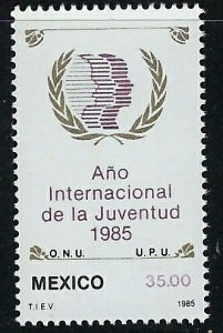 Mexico 1378 MNH 1985 Intl Youth Year (fe1114)