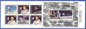 MARSHALL ISLANDS 1969  Sc 238a, $2.50 Man on the Moon Booklet, MNH VF - Space