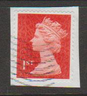 GB QE II Machin SG U2968a - 1st vermillion  - date code M15L - Source  B 