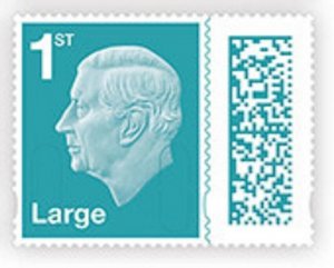 GB King Charles III Definitive set (4 stamps) MNH 2023 after April 15 