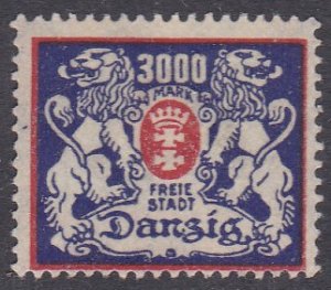 Danzig Sc #121 Mint Hinged