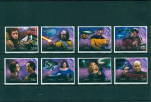 Star Trek Space Cinema MNH set 32 stamps