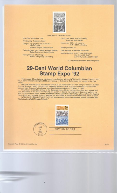 25ea United States FDC Panels See Scans