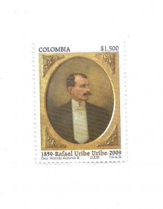 COLOMBIA 2009 RAFAEL URIBE URIBE 150TH ANNIVERSARY OF BIRTH HISTORY 1 VALUE MNH