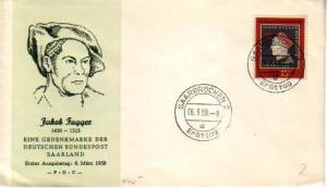 Saar, First Day Cover