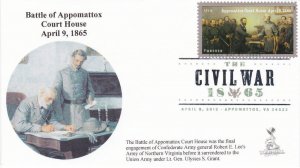 Civil War/Appomattox First Day Cover, w/ DCP cancel, #1 of 2