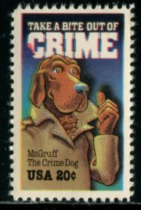 2102 US 20c McGruff The Crime Dog, MNH