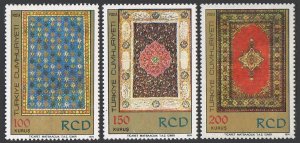 Turkey 1979-1981,MNH.Michel 2328-2330. Ancient Rugs,1974.