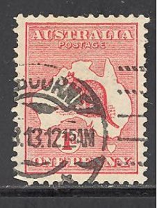 Australia Sc # 2 used (DDT)