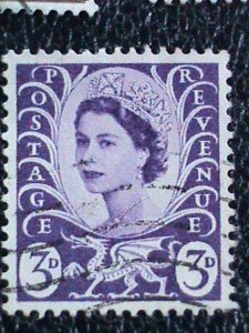 ​Wales & Monmouth Stamp:1958-69- SC#7-11 very old used Stamps
