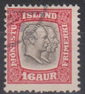 Iceland #O36 F-VF Used CV $40.00 (B4216)