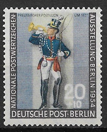 1954 Berlin 9NB12 National Stamp Exhibition MH