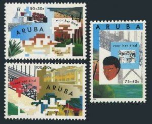 Aruba B32-B34,MNH. 1993.Youth Foreign Study Programs.