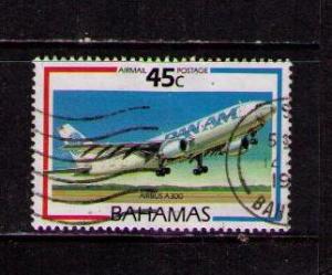 BAHAMAS Sc# C7 USED FVF Pan Am Airplane