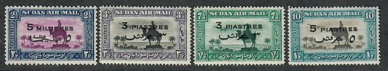 $Sudan Sc#C31-C34 M/NH/VF, complete set, Cv. $76