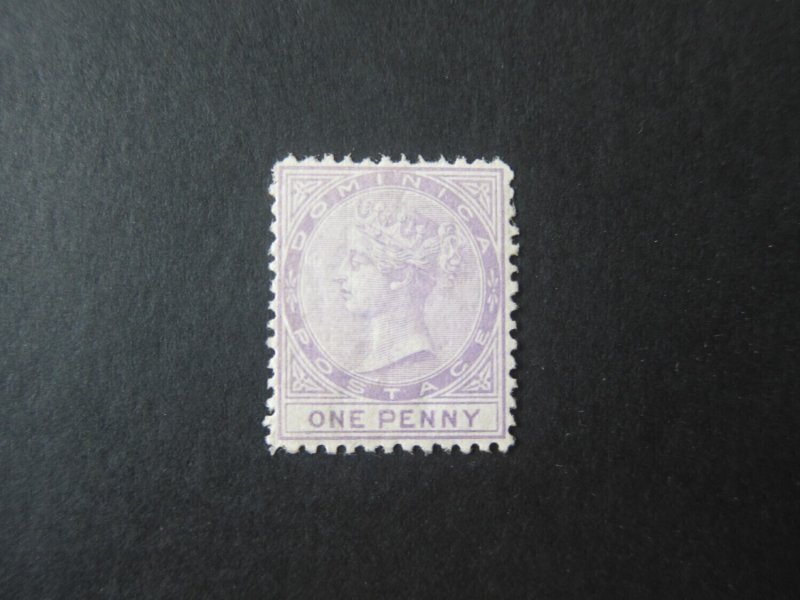Dominica 1874 Sc 1 FU